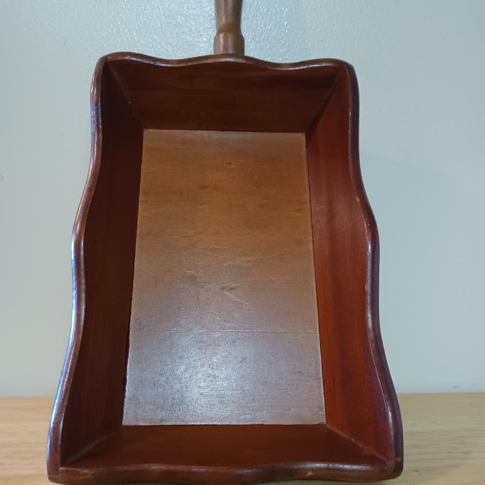 Vintage Unique Japanese Carved Wood Tray, Basket Decor/ HARD TO FIND.